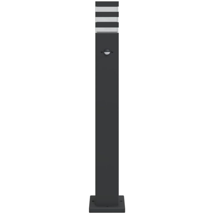 Utomhusgolvlampa med sensor svart 80 cm aluminium vidaXL 80 cm – bild 4