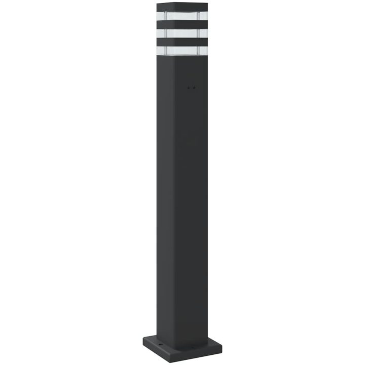 Utomhusgolvlampa med sensor svart 80 cm aluminium vidaXL 80 cm – bild 6