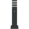 Utomhusgolvlampa med sensor svart aluminium vidaXL 50 cm – miniatyr 4