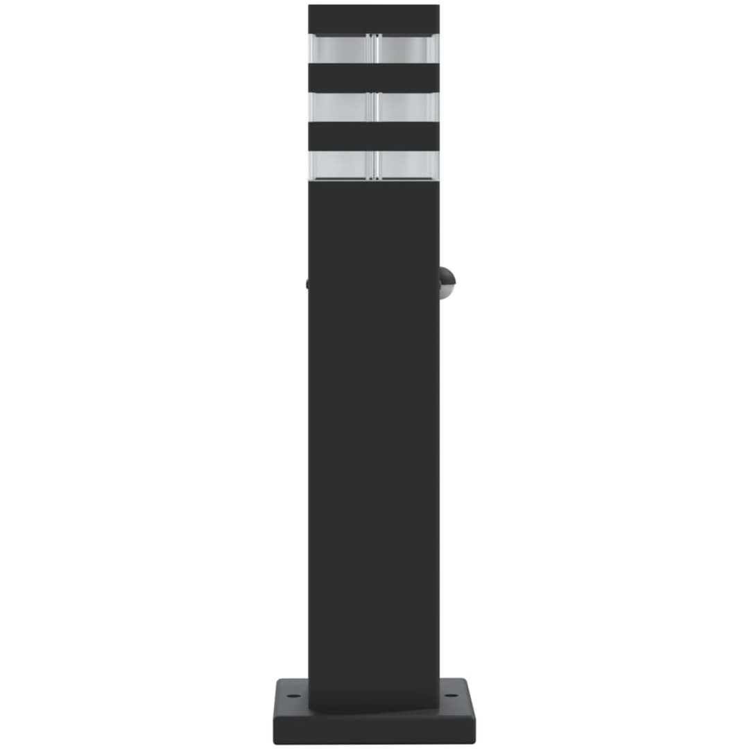Utomhusgolvlampa med sensor svart aluminium vidaXL 50 cm – bild 5
