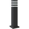 Utomhusgolvlampa med sensor svart aluminium vidaXL 50 cm – miniatyr 6
