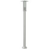 Utomhusgolvlampa silver 100 cm rostfritt stål vidaXL 100 cm – miniatyr 2