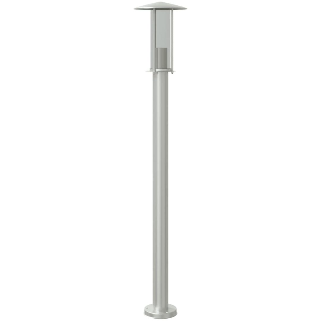 Utomhusgolvlampa silver 100 cm rostfritt stål vidaXL 100 cm – bild 2