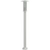 Utomhusgolvlampa silver 100 cm rostfritt stål vidaXL 100 cm – miniatyr 4