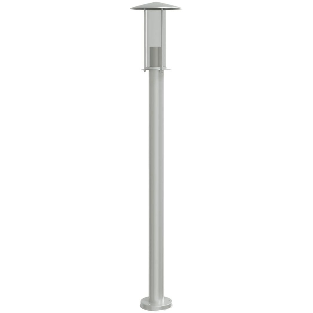 Utomhusgolvlampa silver 100 cm rostfritt stål vidaXL 100 cm – bild 5