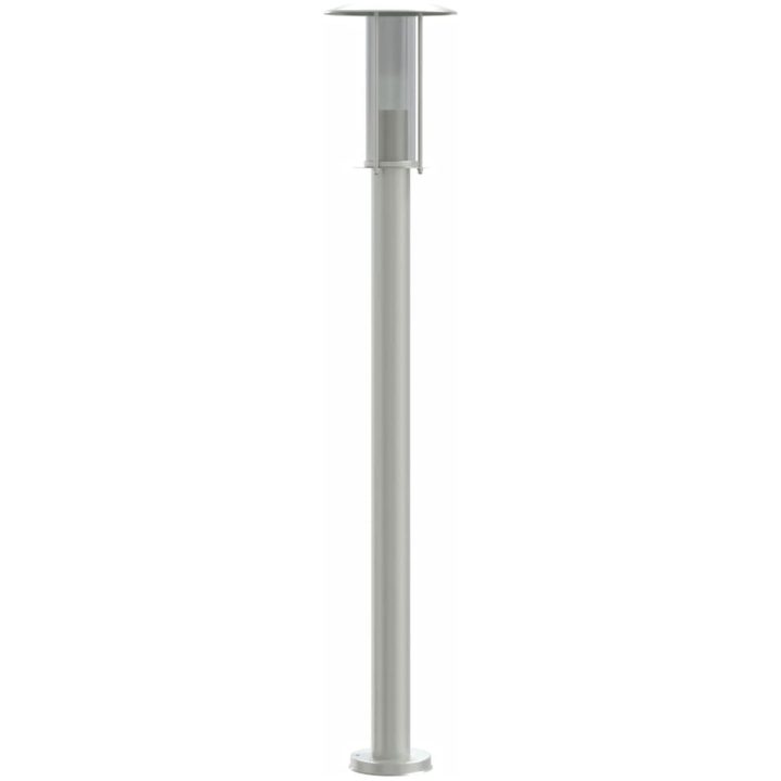 Utomhusgolvlampa silver 100 cm rostfritt stål vidaXL 100 cm – bild 6