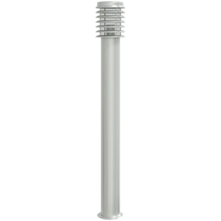 Utomhusgolvlampa silver 110 cm rostfritt stål vidaXL – bild 2