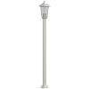 Utomhusgolvlampa silver 120 cm rostfritt stål vidaXL 120 cm – miniatyr 2