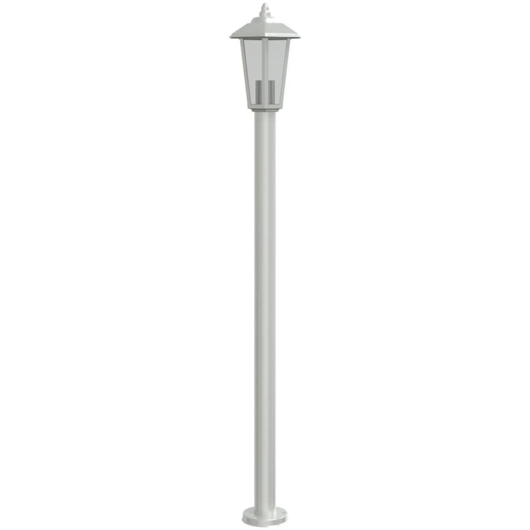 Utomhusgolvlampa silver 120 cm rostfritt stål vidaXL 120 cm – bild 2