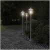 Utomhusgolvlampa silver 120 cm rostfritt stål vidaXL 120 cm – miniatyr 3
