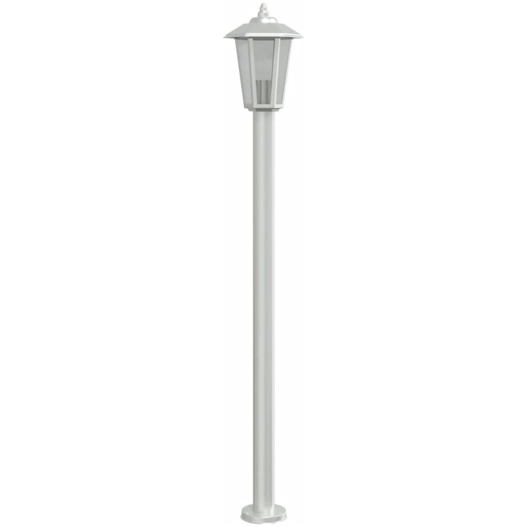 Utomhusgolvlampa silver 120 cm rostfritt stål vidaXL 120 cm – bild 4