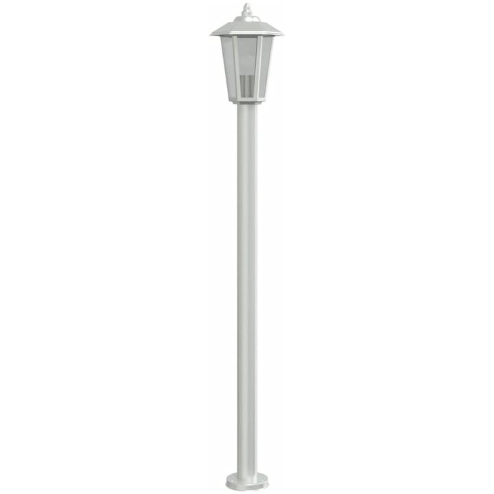 Utomhusgolvlampa silver 120 cm rostfritt stål vidaXL 120 cm – bild 4