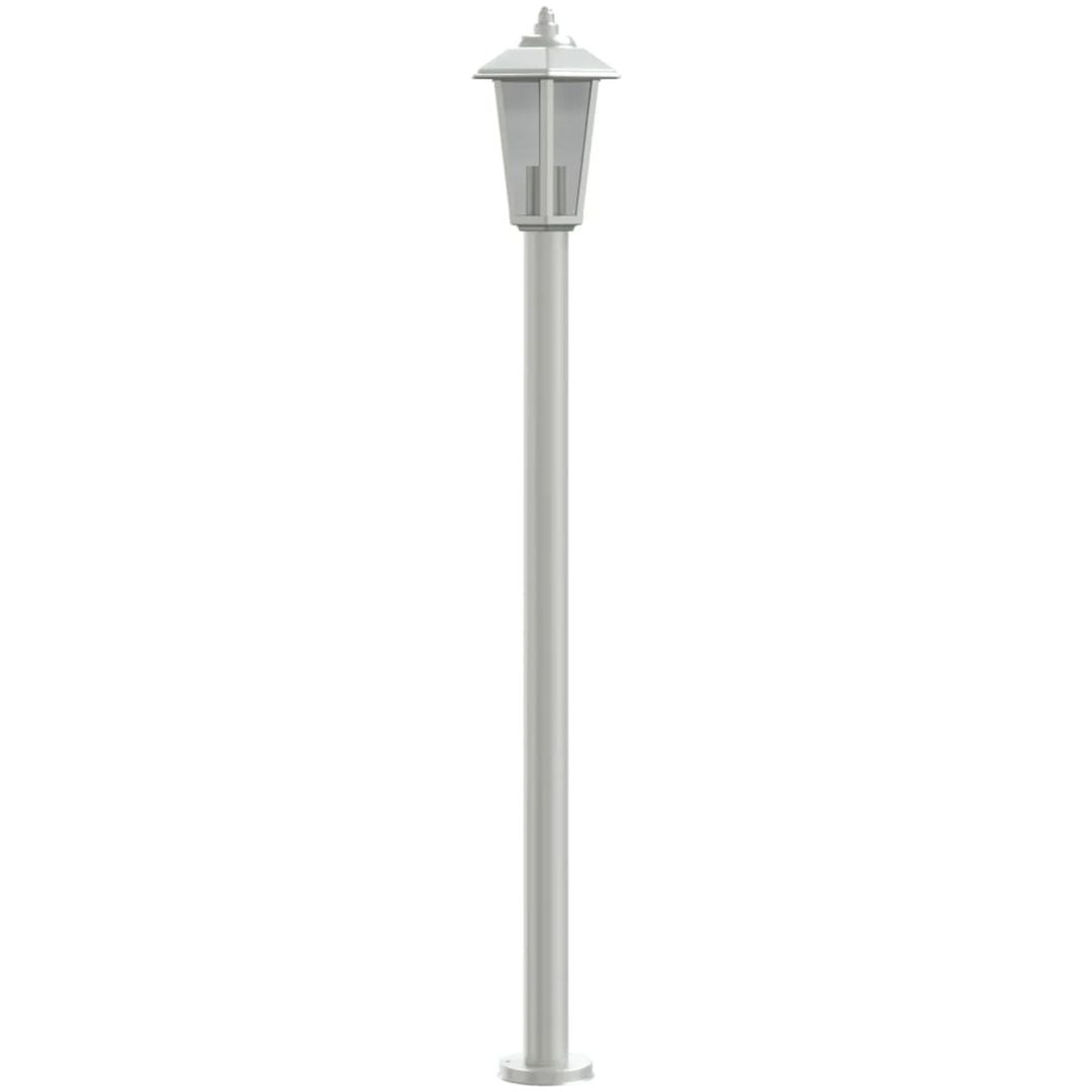 Utomhusgolvlampa silver 120 cm rostfritt stål vidaXL 120 cm – bild 5