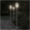 Utomhusgolvlampa silver 120 cm rostfritt stål vidaXL 120 cm – miniatyr 1