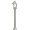 Utomhusgolvlampa silver 80 cm rostfritt stål vidaXL 80 cm – miniatyr 2
