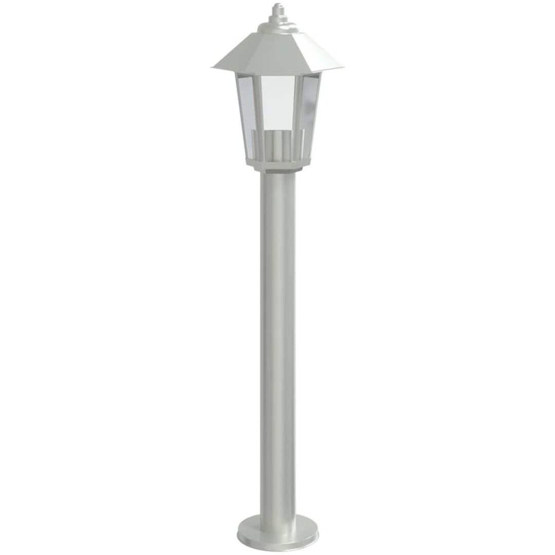 Utomhusgolvlampa silver 80 cm rostfritt stål vidaXL 80 cm – bild 2
