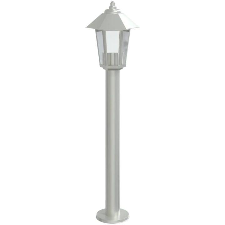 Utomhusgolvlampa silver 80 cm rostfritt stål vidaXL 80 cm – bild 2