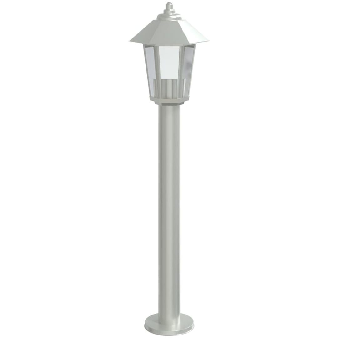 Utomhusgolvlampa silver 80 cm rostfritt stål vidaXL 80 cm – bild 4