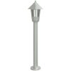Utomhusgolvlampa silver 80 cm rostfritt stål vidaXL 80 cm – miniatyr 5