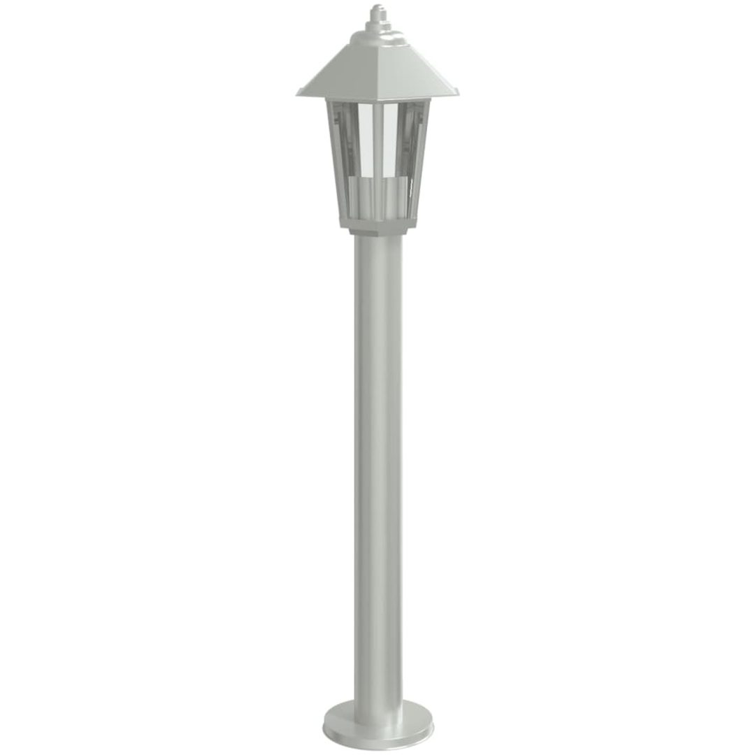 Utomhusgolvlampa silver 80 cm rostfritt stål vidaXL 80 cm – bild 5