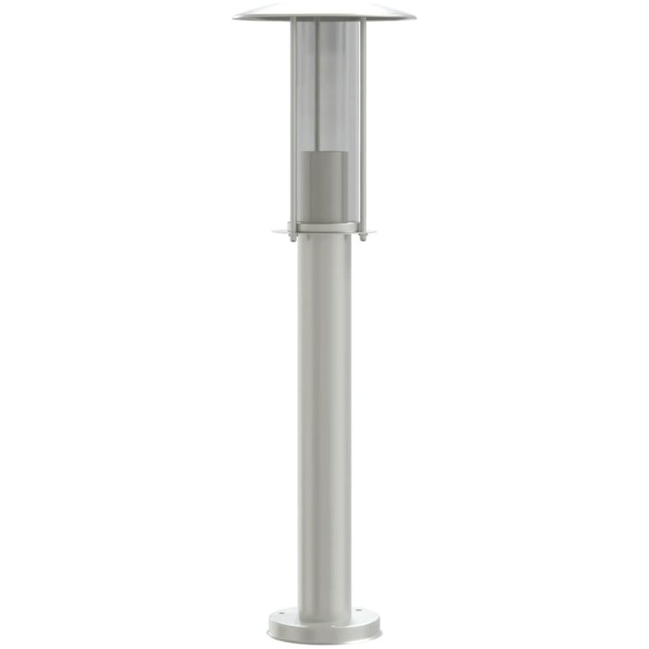 Utomhusgolvlampa silver rostfritt stål vidaXL 60 cm – bild 4