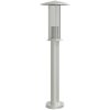 Utomhusgolvlampa silver rostfritt stål vidaXL 60 cm – miniatyr 5