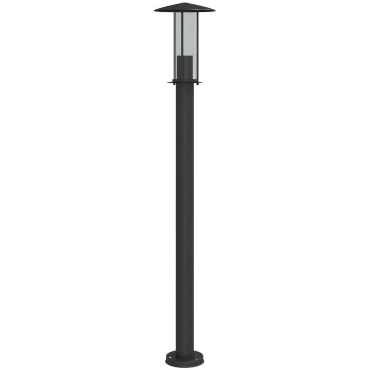 Utomhusgolvlampa svart 100 cm rostfritt stål vidaXL 100 cm – bild 2