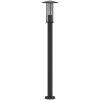 Utomhusgolvlampa svart 100 cm rostfritt stål vidaXL 100 cm – miniatyr 4