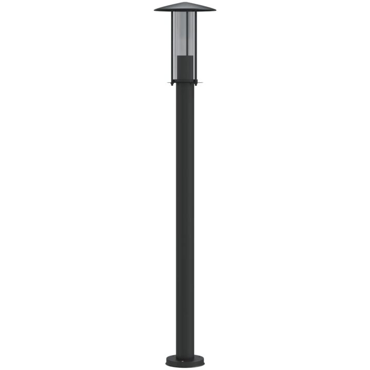 Utomhusgolvlampa svart 100 cm rostfritt stål vidaXL 100 cm – bild 4