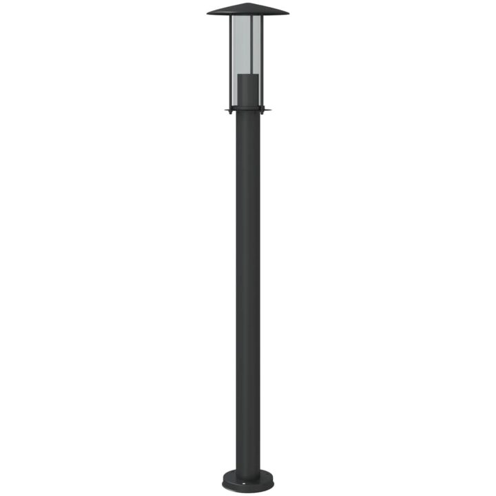 Utomhusgolvlampa svart 100 cm rostfritt stål vidaXL 100 cm – bild 5