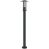 Utomhusgolvlampa svart 100 cm rostfritt stål vidaXL 100 cm – miniatyr 6