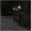 Utomhusgolvlampa svart 110 cm aluminium vidaXL 110 cm – miniatyr 3