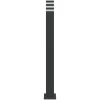 Utomhusgolvlampa svart 110 cm aluminium vidaXL 110 cm – miniatyr 4