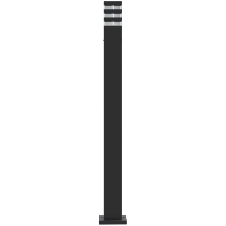 Utomhusgolvlampa svart 110 cm aluminium vidaXL 110 cm – bild 5