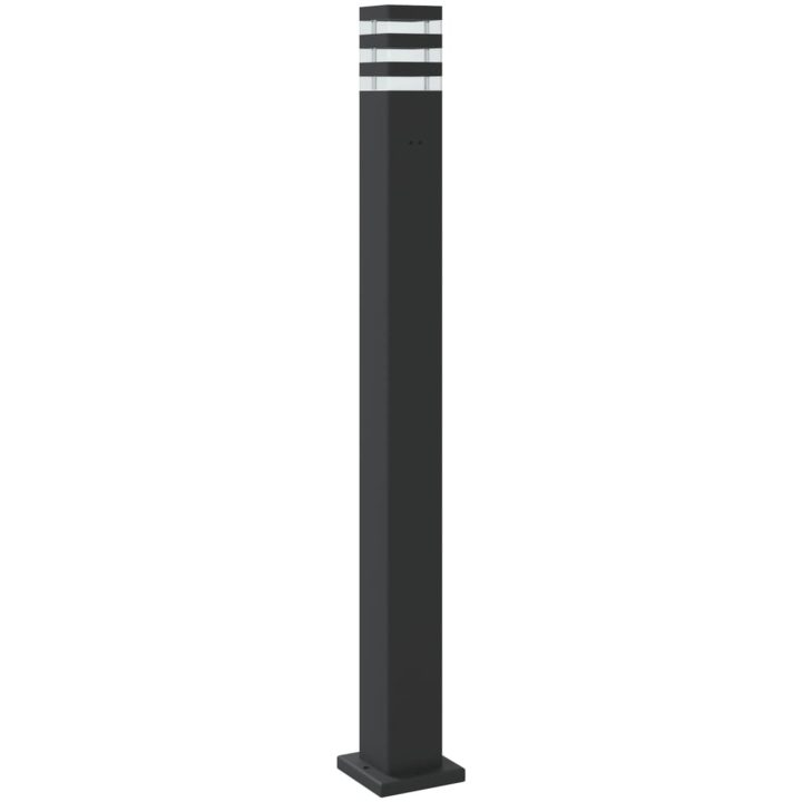 Utomhusgolvlampa svart 110 cm aluminium vidaXL 110 cm – bild 6