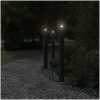 Utomhusgolvlampa svart 110 cm rostfritt stål vidaXL – miniatyr 3