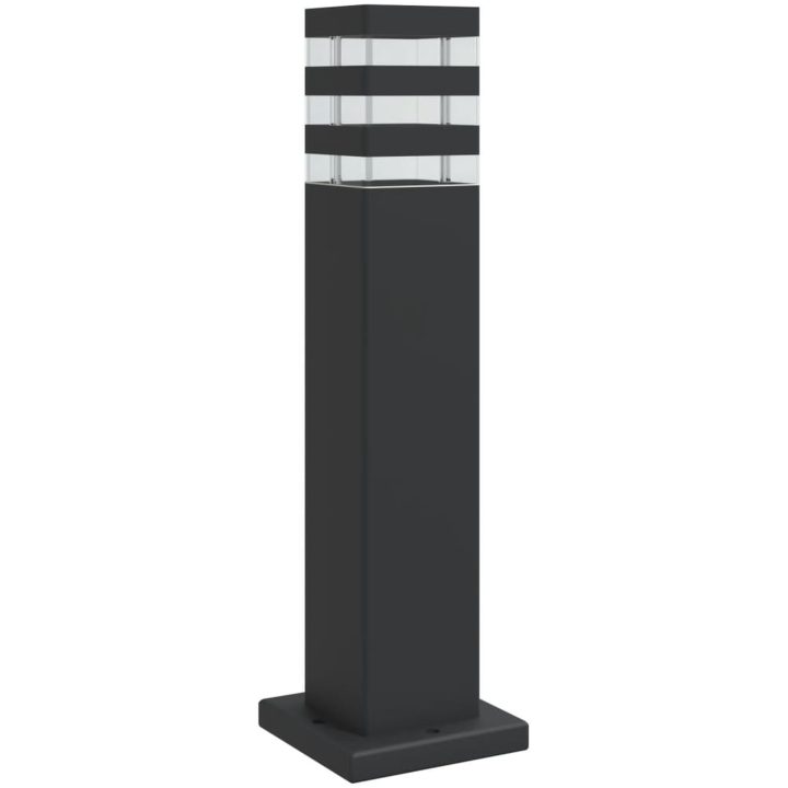 Utomhusgolvlampa svart 50 cm aluminium vidaXL 50 cm – bild 2