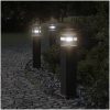 Utomhusgolvlampa svart 50 cm aluminium vidaXL 50 cm – miniatyr 1