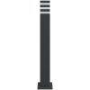 Utomhusgolvlampa svart 80 cm aluminium vidaXL 80 cm – miniatyr 4