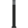 Utomhusgolvlampa svart 80 cm aluminium vidaXL 80 cm – miniatyr 5