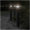 Utomhusgolvlampa svart 80 cm aluminium vidaXL 80 cm – miniatyr 1