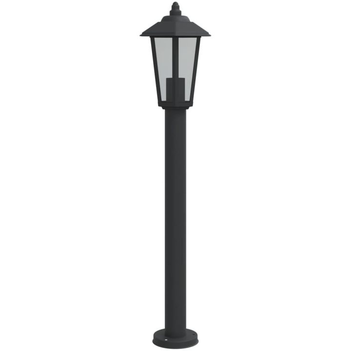 Utomhusgolvlampa svart 80 cm rostfritt stål vidaXL 80 cm – bild 2