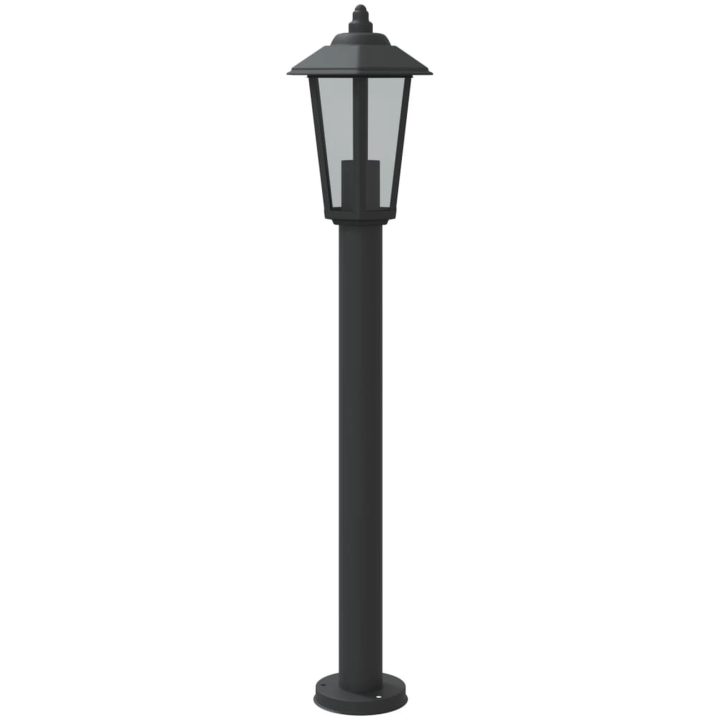 Utomhusgolvlampa svart 80 cm rostfritt stål vidaXL 80 cm – bild 6