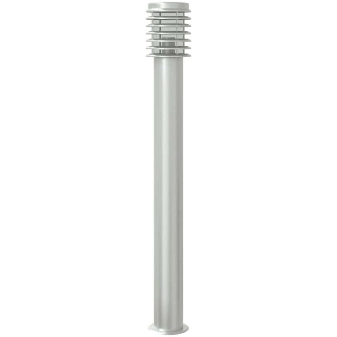 Utomhusgolvlampor 3 st silver 110 cm rostfritt stål vidaXL – bild 5