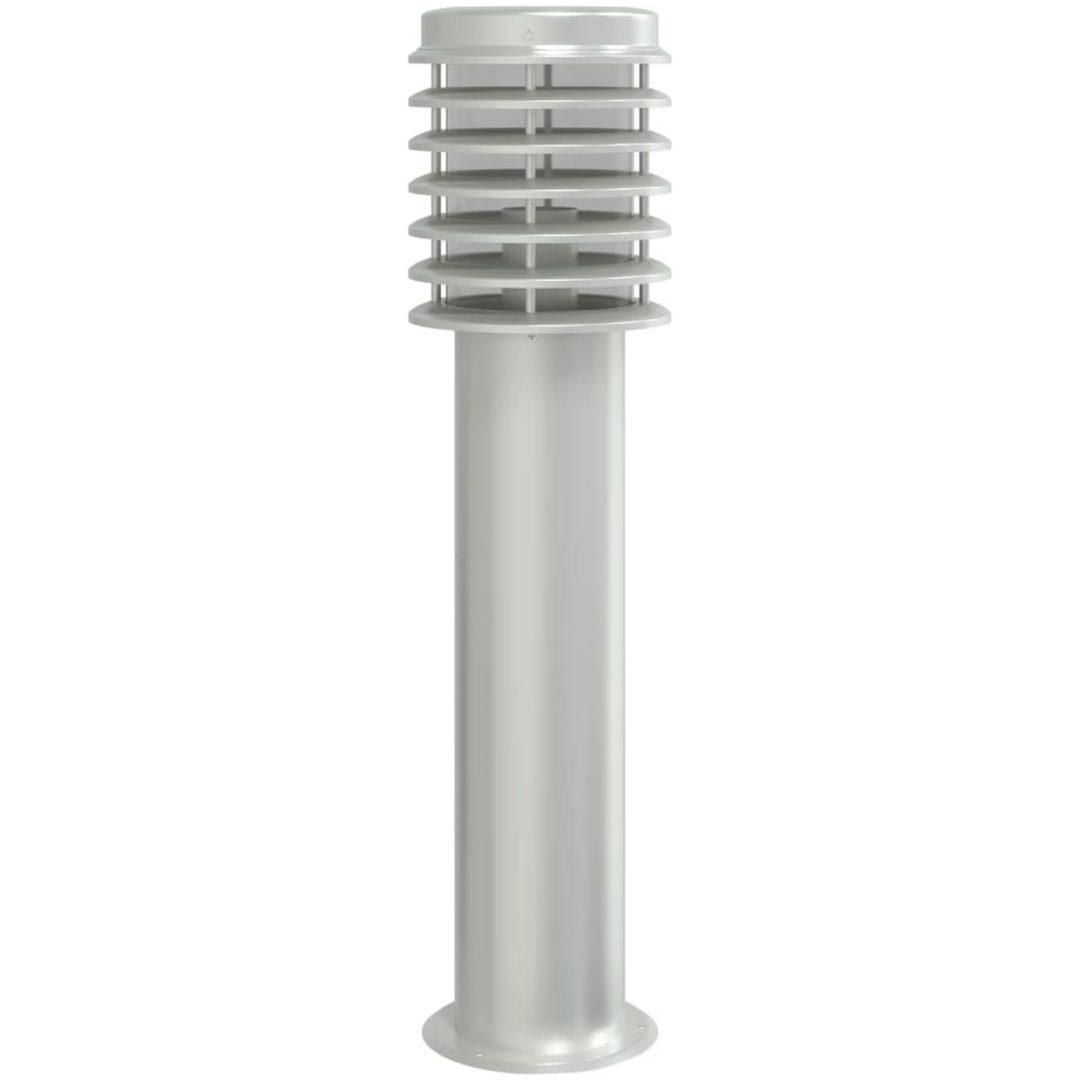 Utomhusgolvlampor 3 st silver rostfritt stål vidaXL – bild 4
