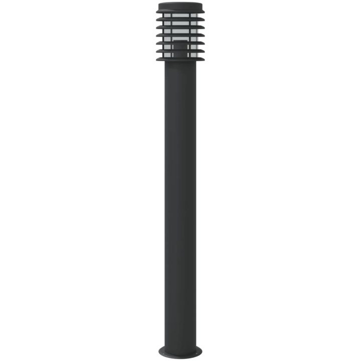 Utomhusgolvlampor 3 st svart 110 cm rostfritt stål vidaXL – bild 5