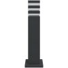 Utomhusgolvlampor 3st svart aluminium vidaXL 50 cm – miniatyr 4