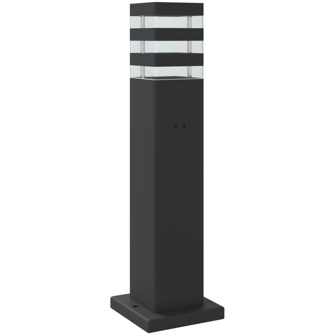 Utomhusgolvlampor 3st svart aluminium vidaXL 50 cm – bild 6