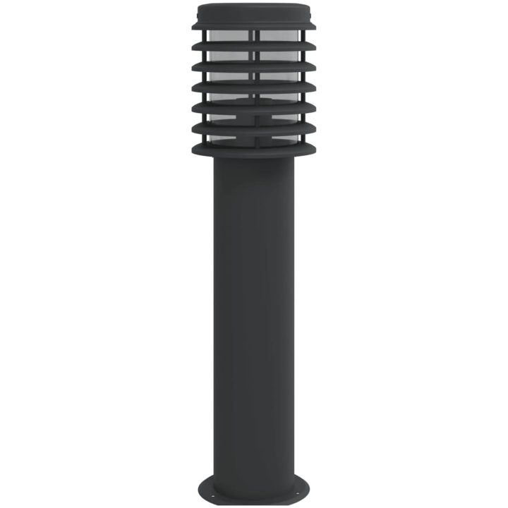 Utomhusgolvlampor med eluttag 3 st svart 60 cm rostfritt stål vidaXL – bild 4