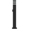 Utomhusgolvlampor med eluttag 3st svart 80 cm aluminium vidaXL 80 cm – miniatyr 5